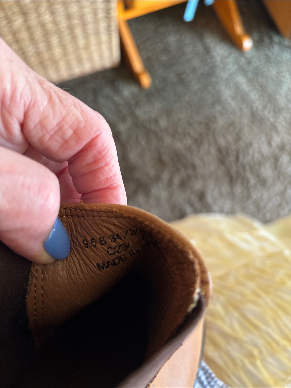 Frye Chestnut Leather Chelsea Ankle Boots - Picture 6 of 6